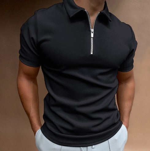 Variant image for Klassisches Fit Reißverschluss Poloshirt Herren - Stilvoll, Bequem, Atmungsaktiv-13