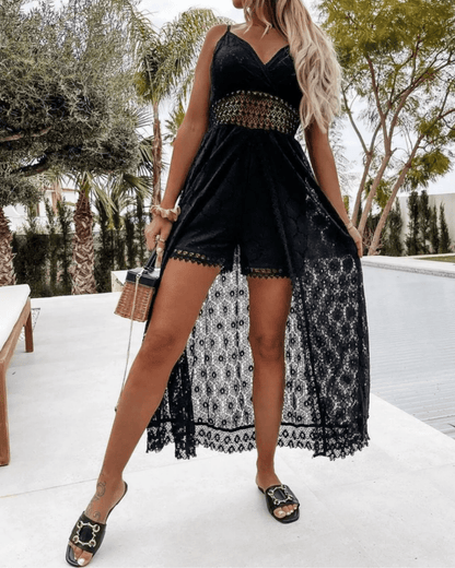 Elegantes Boho-Damenkleid Aus Weicher Baumwolle, Knielang Für Freizeit Und Veranstaltungen