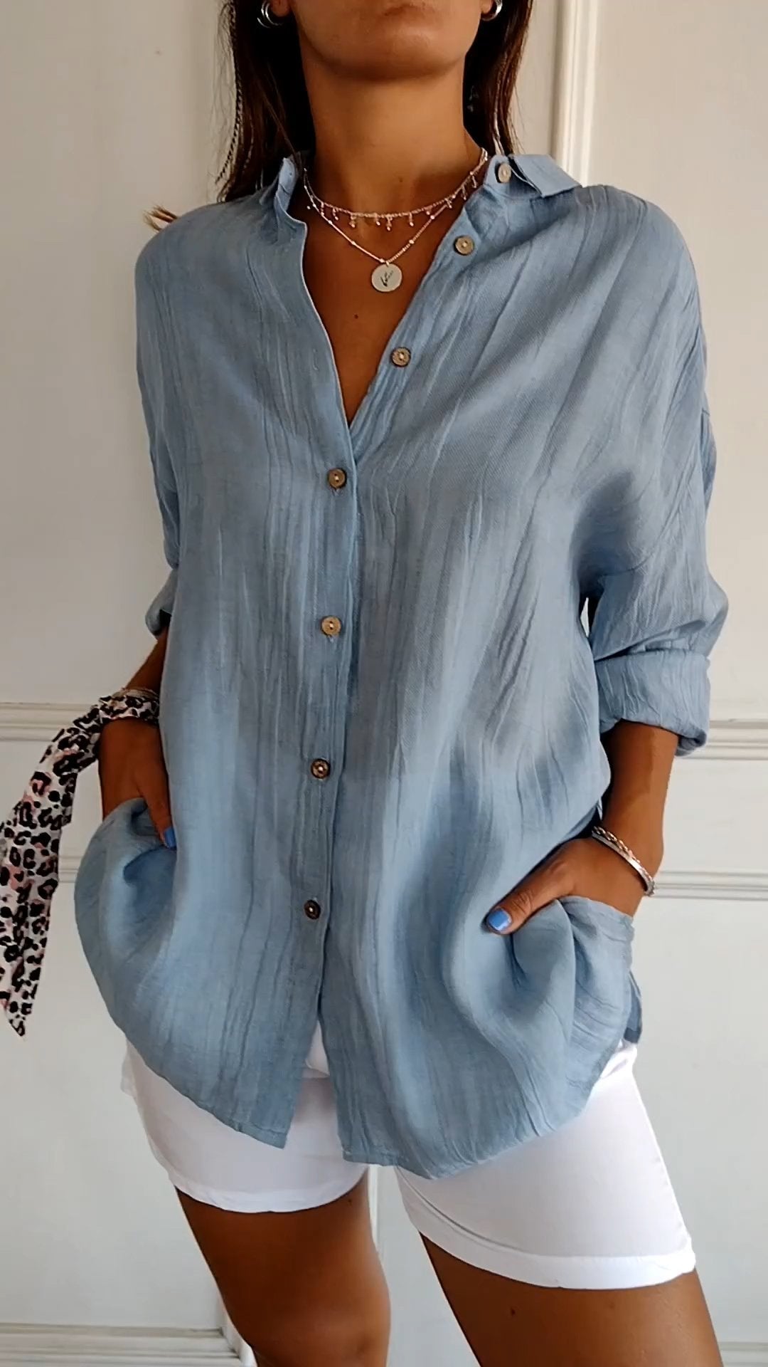 Schicke Damenbluse Mit Schmeichelhaftem Schnitt Für Elegante Anlässe - Vielseitige Bluse Für Büro Und Freizeit-2