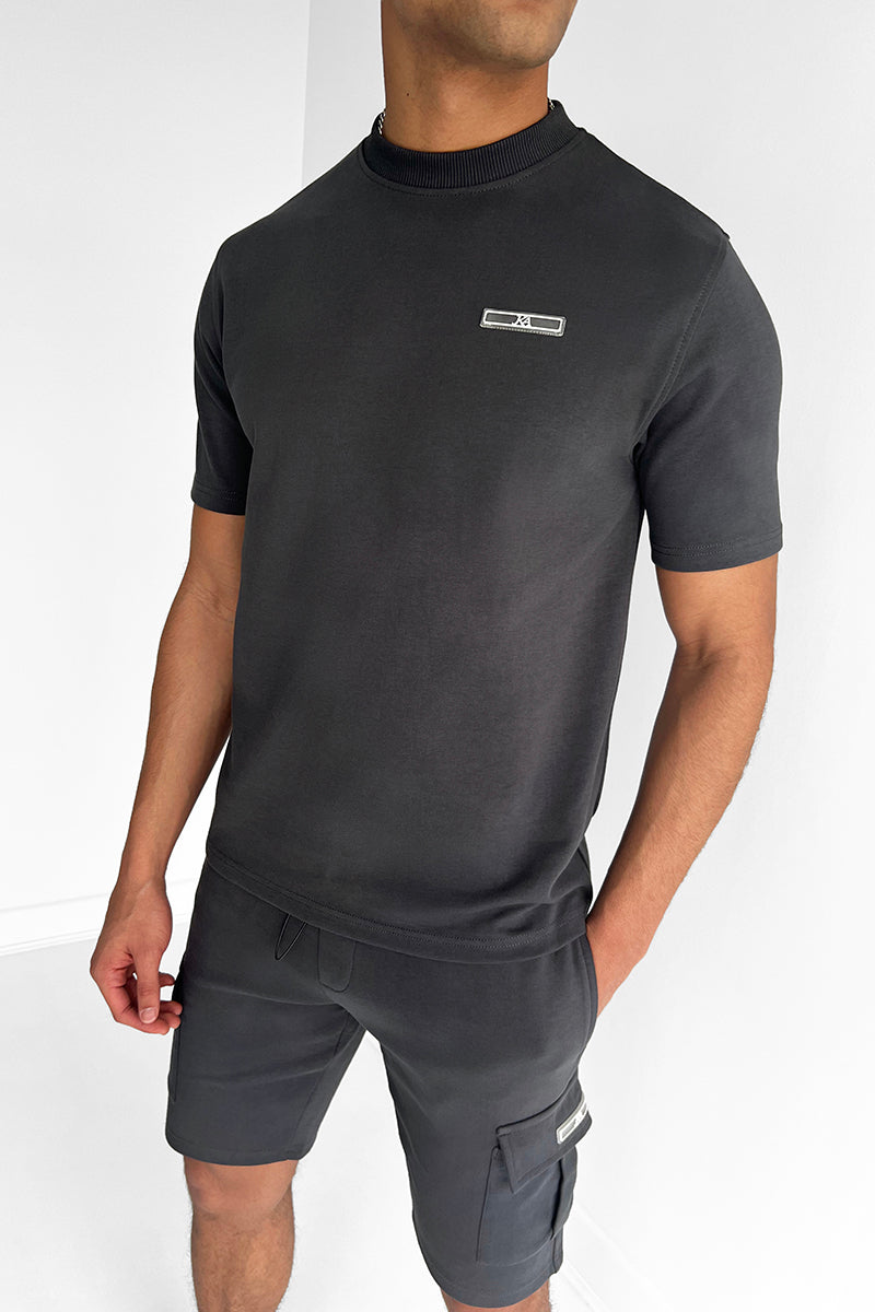 Slim Fit Freizeit-Set Für Männer Mit Frachtshorts Aus 100% Baumwolle-5