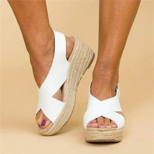 Damen Sandalen Asha Espadrille mit Verstellbaren Trägern – Komfortable Sommerschuhe für Jeden Anlass