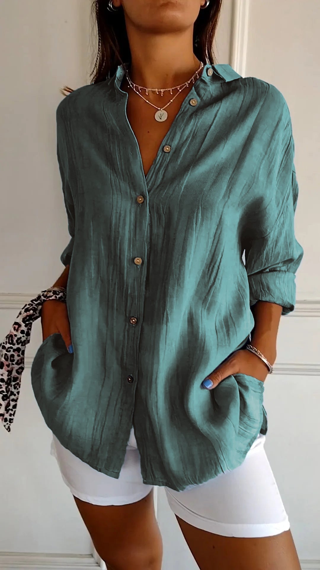 Variant image for Schicke Damenbluse Mit Schmeichelhaftem Schnitt Für Elegante Anlässe - Vielseitige Bluse Für Büro Und Freizeit-36