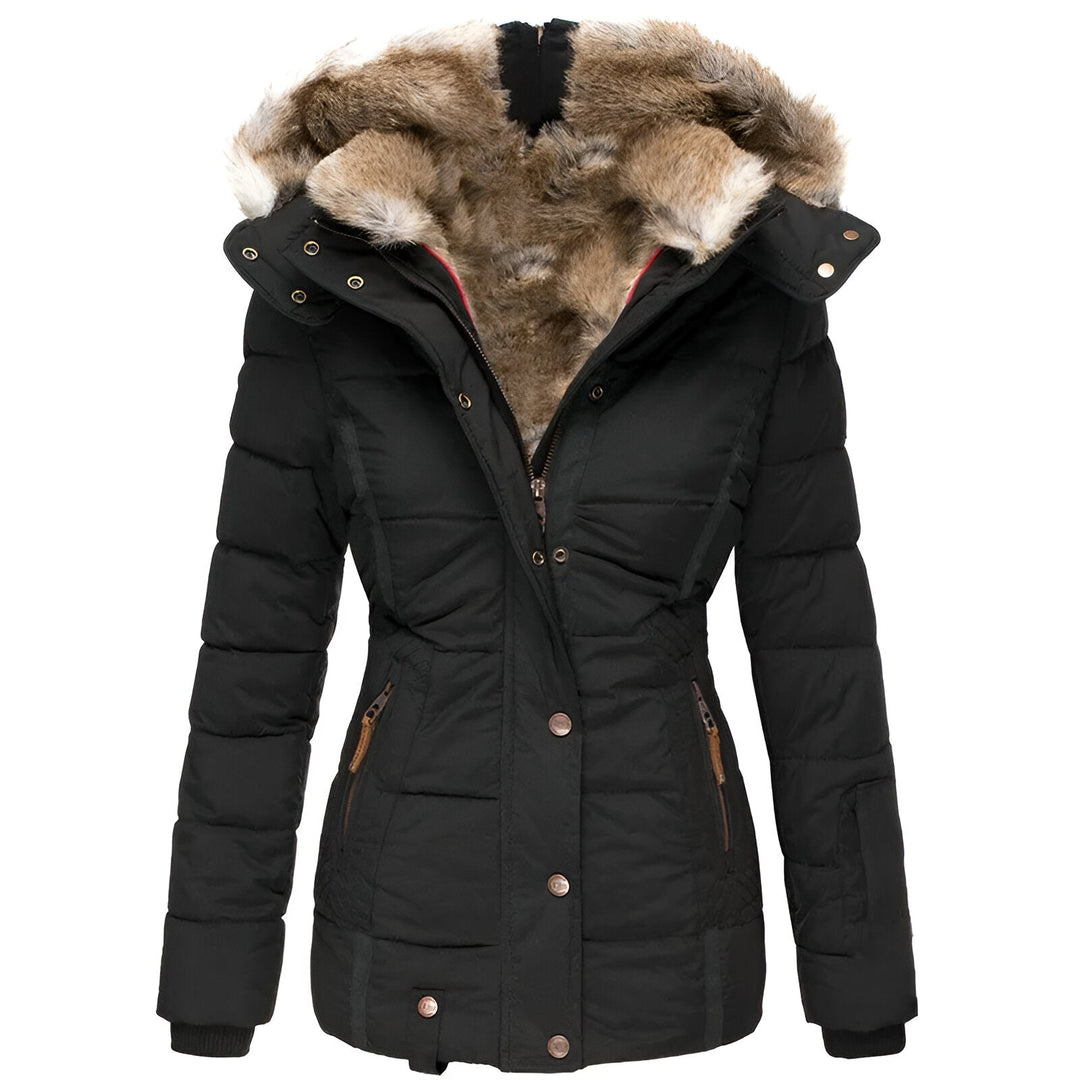 Women’s Slim Fit Puffer Jacket with Hood