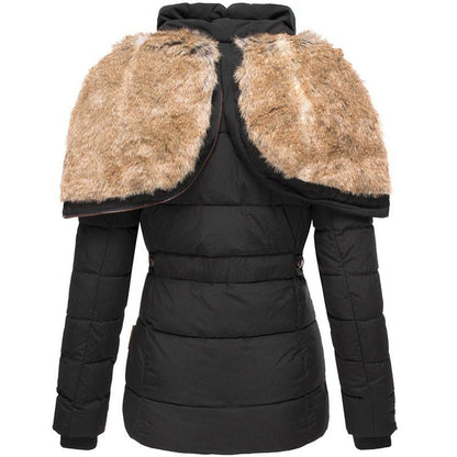Women’s Slim Fit Puffer Jacket with Hood