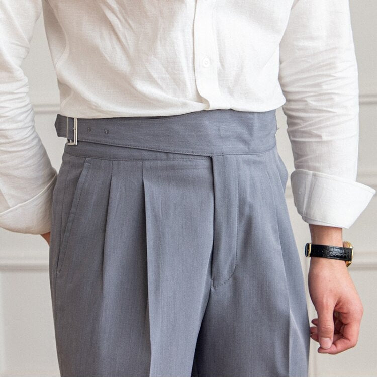 Variant image for Stylische Loop-Detailhosen Für Moderne Silhouette Und Komfortable Passform-11