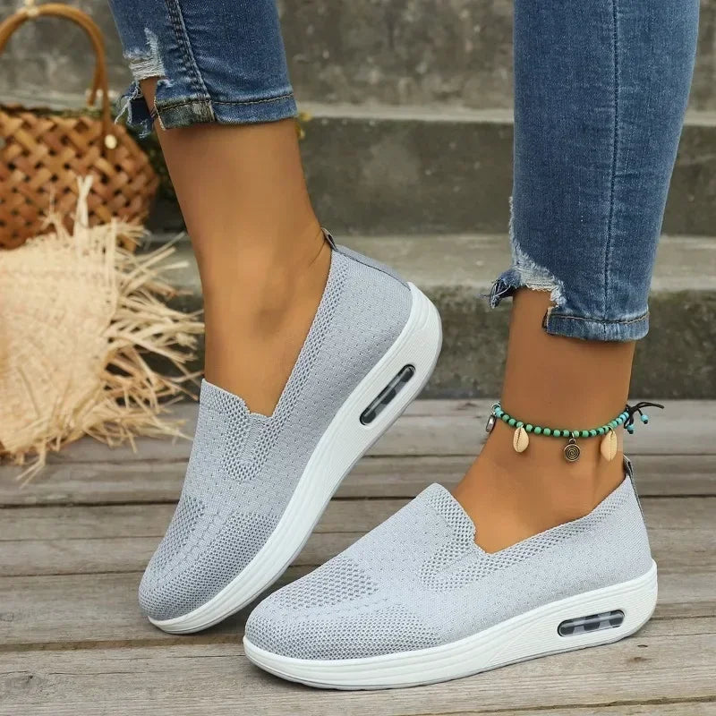 Women’s Slip-On Walking Shoes Easy Slip-On Design with Arch Support