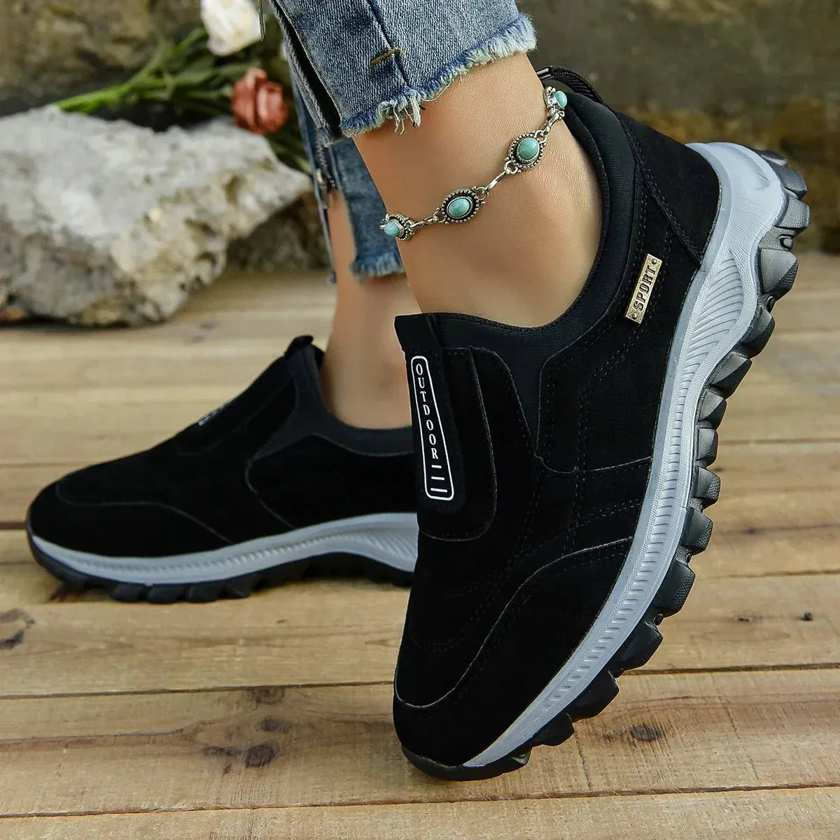 Weiche Orthopädische Schuhe Für Ganztägigen Komfort und Unterstützung Für Damen und Herren-4