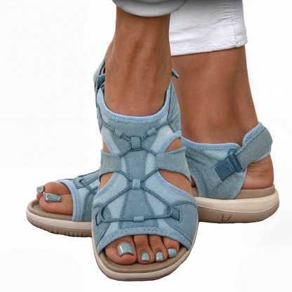 Bequeme Offene Sandalen Damen Mit 3-Punkte-Unterstützung Und Stoßdämpfung Für Den Täglichen Gebrauch