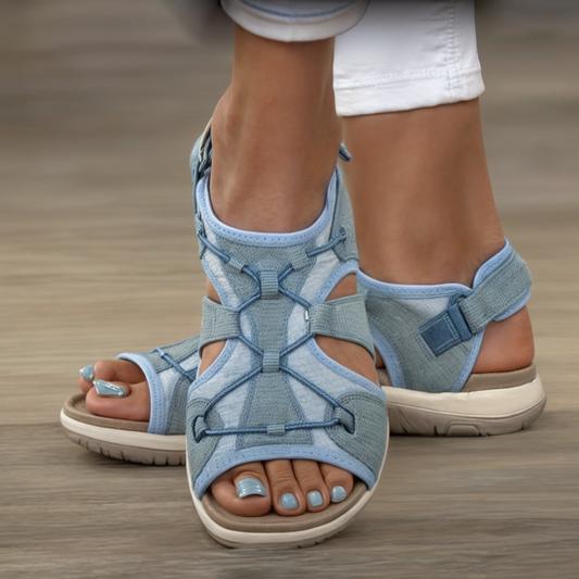 Bequeme Offene Sandalen Damen Mit 3-Punkte-Unterstützung Und Stoßdämpfung Für Den Täglichen Gebrauch