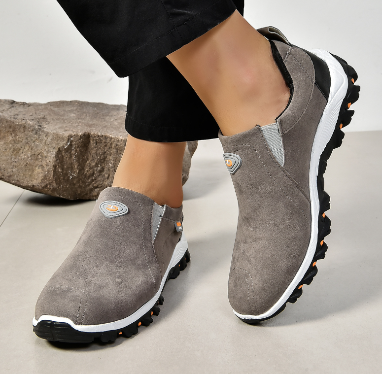 Orthopädische Slip-On Turnschuhe Herren mit Memory Foam und Rutschfester Gummisohle für Komfort und Unterstützung-6