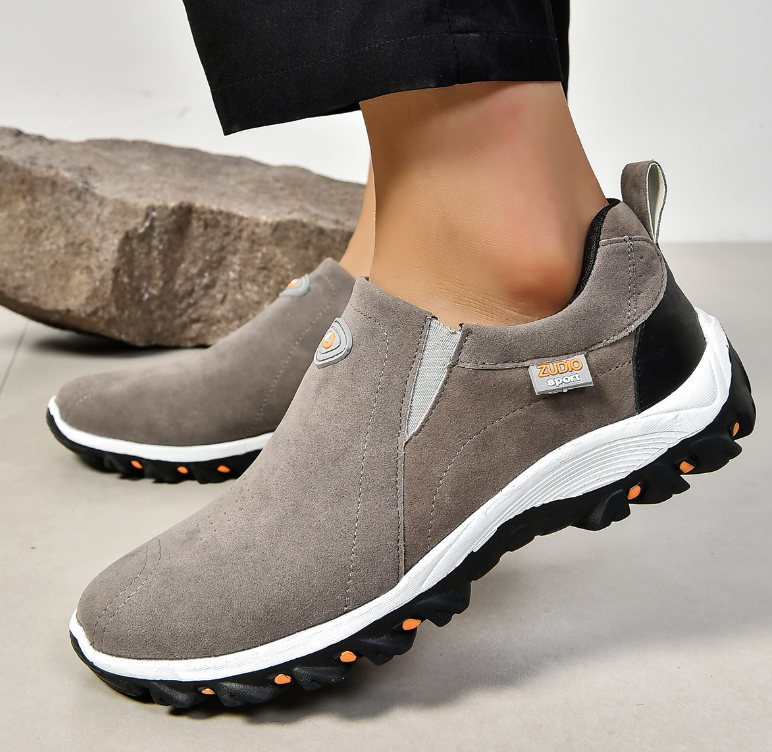 Orthopädische Slip-On Turnschuhe Herren mit Memory Foam und Rutschfester Gummisohle für Komfort und Unterstützung-4