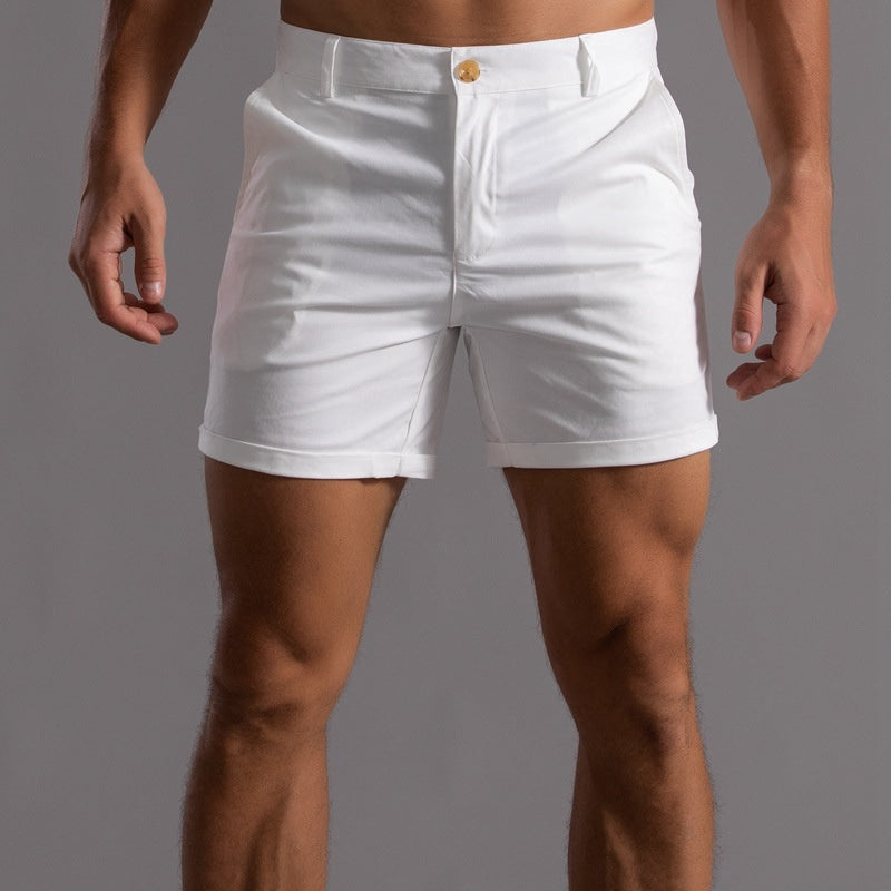 Men’s Slim Fit Shorts Modern Tailored Summer Wear