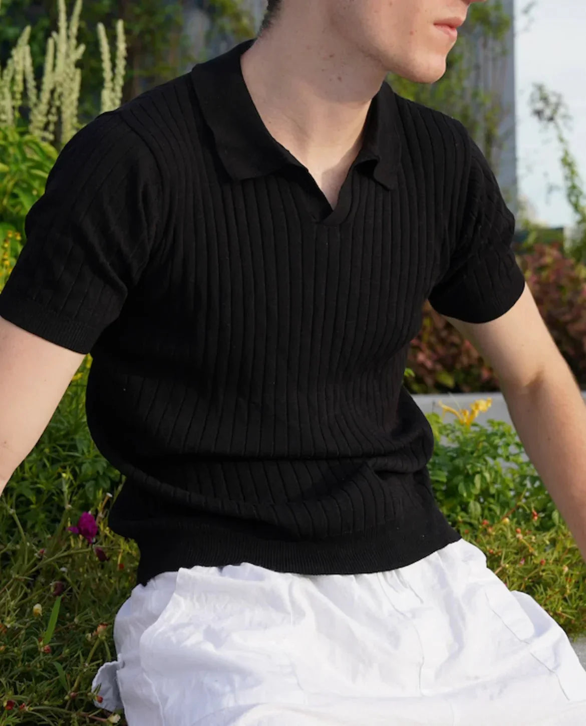 Slim Fit Herren Polohemd Aus Atmungsaktiver Baumwolle, Kurzarm, Größen XS Bis 4XL-6