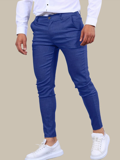 Men’s Tailored Chino Pants Sleek Slim-Fit Design for Smart Outfits