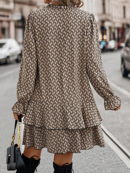 Boho Frauenkleid in Beige – Schmeichelhafte Passform und Leichter Stoff für Lässige und Elegante Anlässe, Größen S-XL