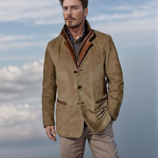 Men’s Retro Style Coat Elegant Tailored Design for Every Occasion