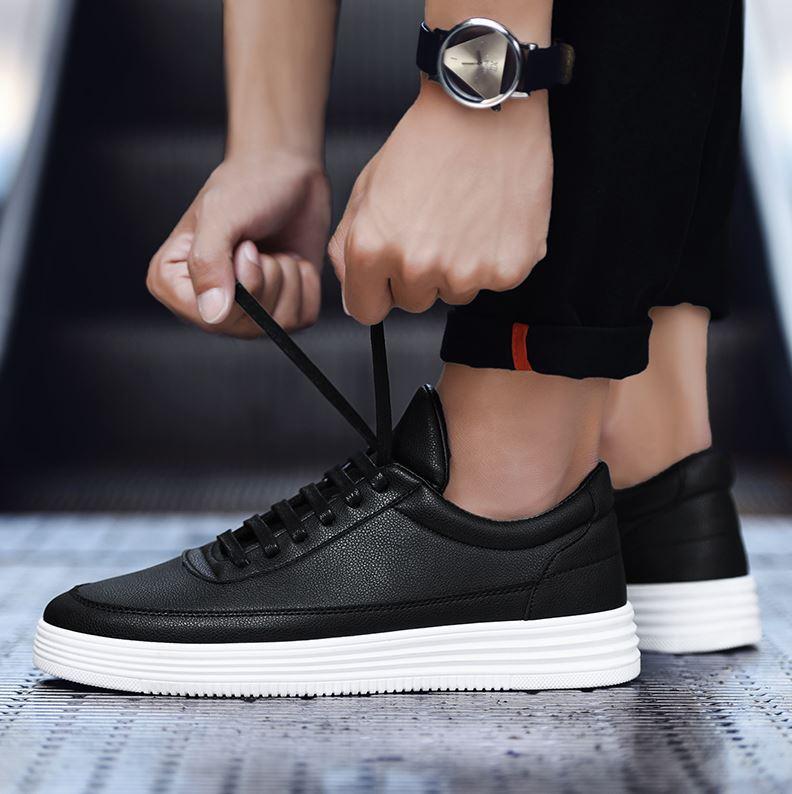 Entspannte Lederschuhe Herren Mit Hochwertigem Obermaterial Und Langlebiger Gummisohle Für Optimalen Komfort-5