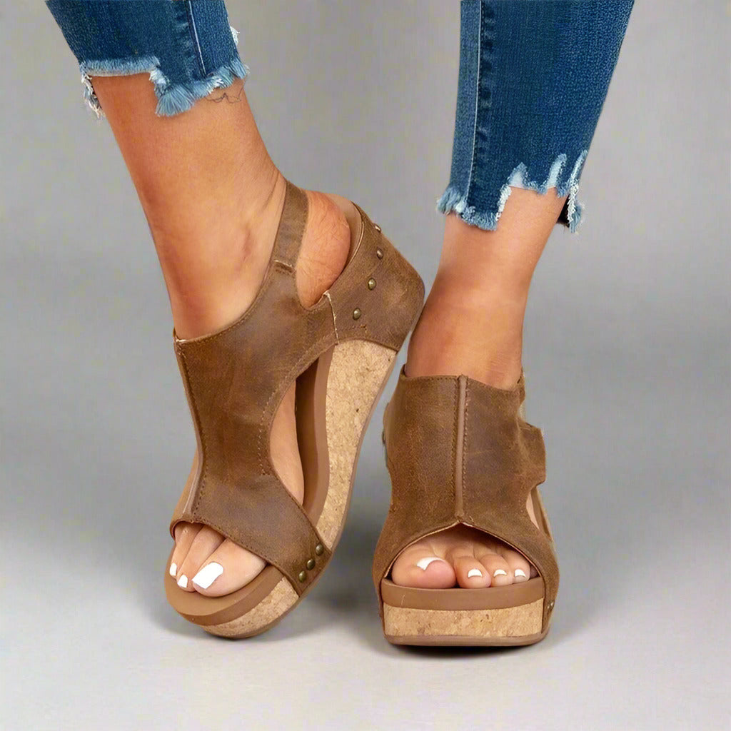 Orthopädische Vegane Ledersandalen Damen Für Flache Füße Mit Schmerzlinderung Und Klettverschluss