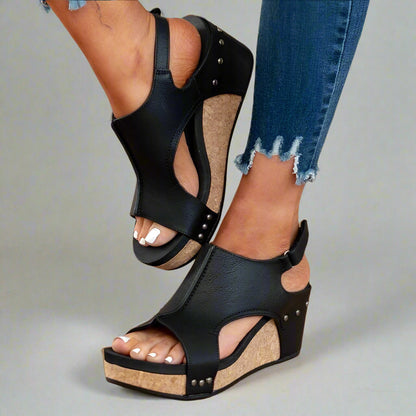 Orthopädische Vegane Ledersandalen Damen Für Flache Füße Mit Schmerzlinderung Und Klettverschluss