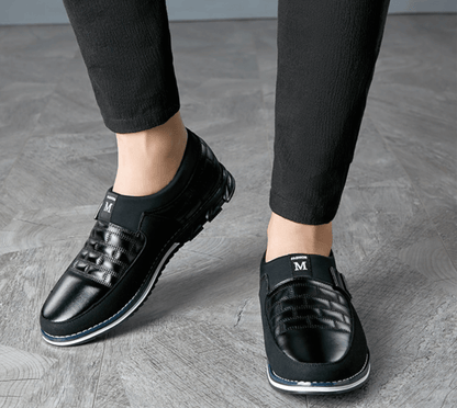 Atmungsaktive Leder-Herrenschuhe Mit Orthopädischer Unterstützung Und Weicher Innensohle-6