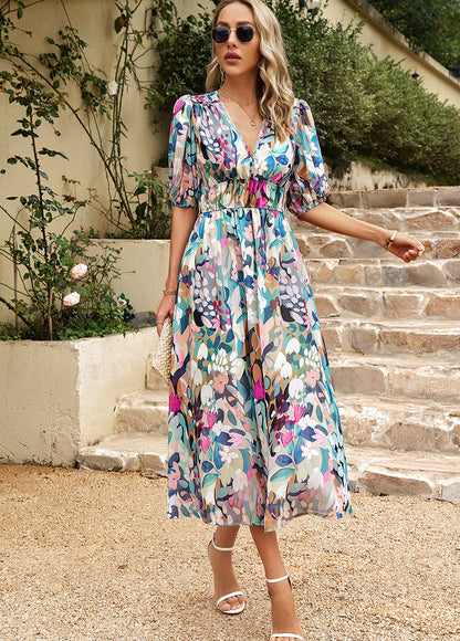Variant image for Elegantes Maxikleid Damen – Atmungsaktives, Luftiges Design für Sommer und Festliche Anlässe – Lange Kleider in Verschiedenen Farben-13