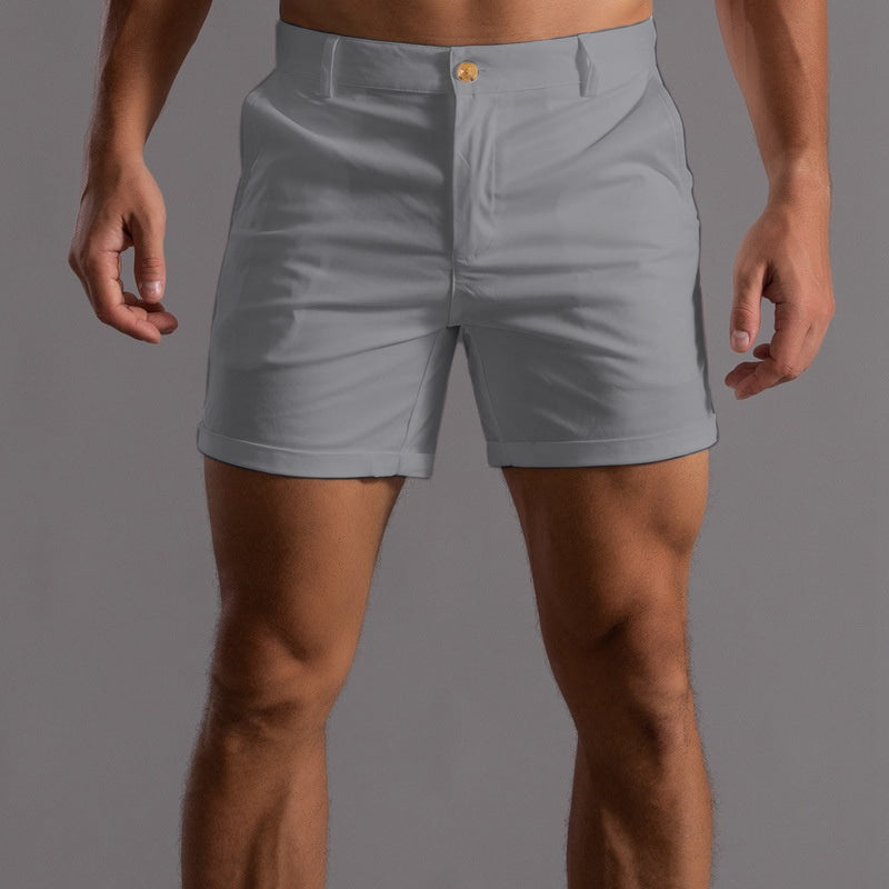 Men’s Slim Fit Shorts Modern Tailored Summer Wear