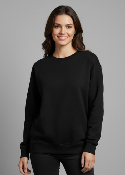 Damen Sweatshirt mit Rundhalsausschnitt und lockerer Passform