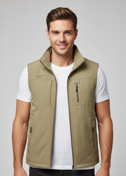 Ärmellose Herrenweste mit Taschen für Herbst und Winter