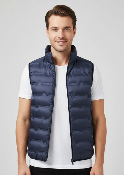 Gesteppte ärmellose Herrenweste für Herbst und Winter