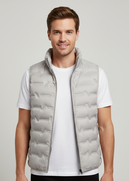 Gesteppte ärmellose Herrenweste für Herbst und Winter