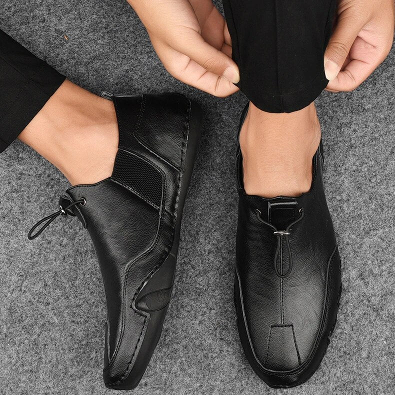 Herren Schuhe Penny-Ladungen Aus Echtem Leder - Freizeit- Und Formelle Schuhe, Leichter Komfort, In Mehreren Größen Erhältlich-4