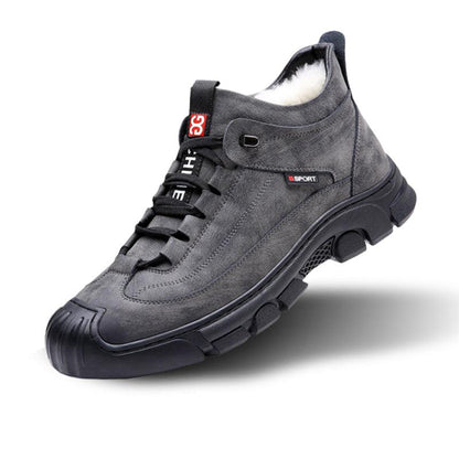 Herren Sneakers Winter-Turnschuhe Mit Kunstpelzfutter Und Rutschfester Gummi-Sohle-1