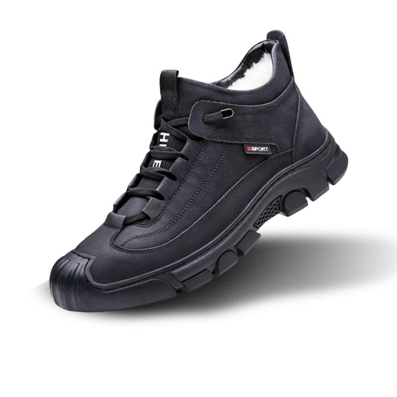 Herren Sneakers Winter-Turnschuhe Mit Kunstpelzfutter Und Rutschfester Gummi-Sohle-6