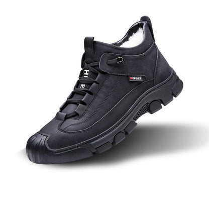 Herren Sneakers Winter-Turnschuhe Mit Kunstpelzfutter Und Rutschfester Gummi-Sohle-6