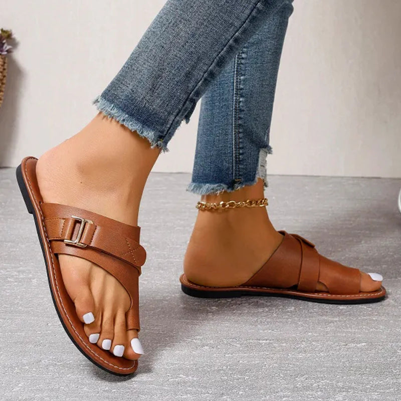 Bequeme Damen-Sandalen Mit Verstellbaren Riemen Und Ergonomischem Design, Anti-Hallux-Valgus-Unterstützung, Sommerschuhe Damen