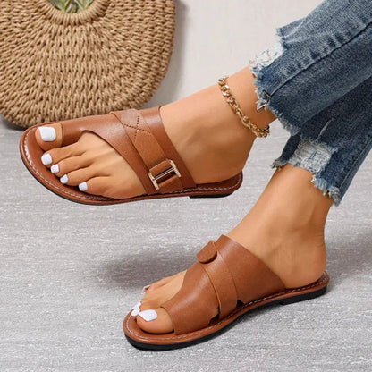 Bequeme Damen-Sandalen Mit Verstellbaren Riemen Und Ergonomischem Design, Anti-Hallux-Valgus-Unterstützung, Sommerschuhe Damen