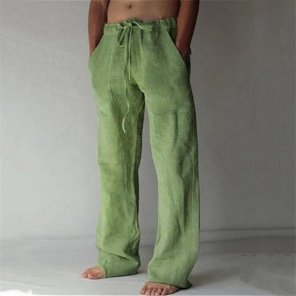 Men’s Everyday Relaxed Pants Drawstring Fit with Side Pockets