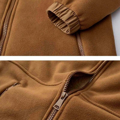 Men’s Hooded Winter Jacket Thermal Comfort with Secure Zipper Pockets