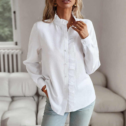 Luftige Damenbluse Aus Weichem, Atmungsaktivem Stoff - Stilvolles Sommeroberteil für Damen Blusen-4