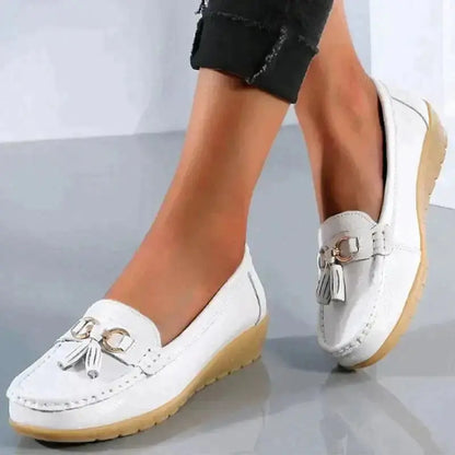 Variant image for Orthopädische Mokassins Damen, Atmungsaktive PU-Leder Mokassin Schuhe für Komfort und Unterstützung-58