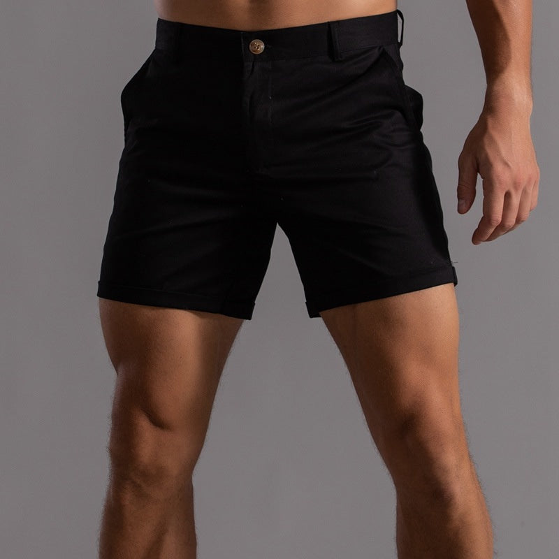 Men’s Slim Fit Shorts Modern Tailored Summer Wear