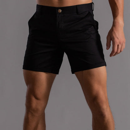 Men’s Slim Fit Shorts Modern Tailored Summer Wear